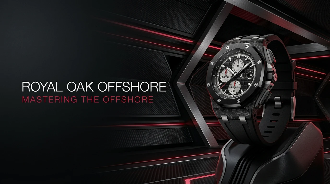 Audemars Piguet Royal Oak Offshore Forged Karbon Kronograf 1:1 Super Clone ETA Saat