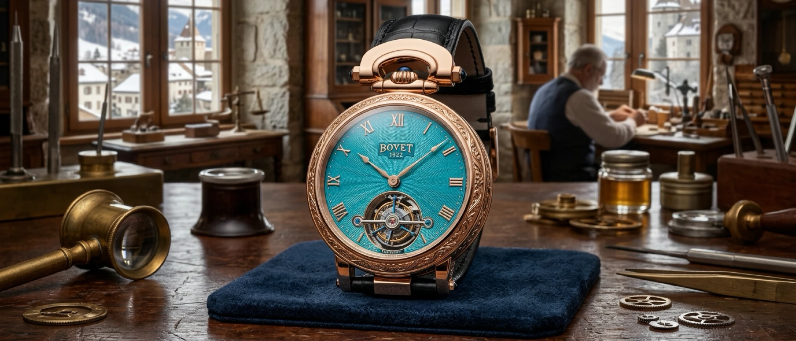 Bovet Fleurier Amadeo 1822 Dönüştürülebilir Tourbillon 1:1 Super Clone Saat Bovet Fleurier Amadeo 1822 Dönüştürülebilir Tourbillon 1:1 Super Clone Saat