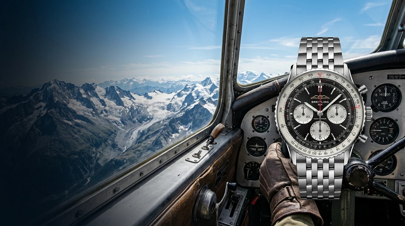Breitling Navitimer B01 Kronograf Havacılık 1:1 Super Clone ETA Saat