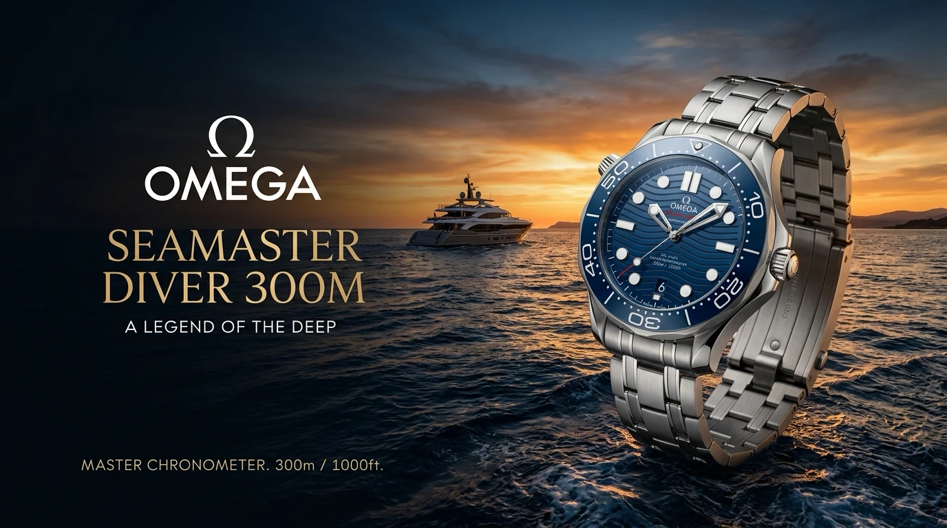 Omega Seamaster Diver 300M Co-Axial Master Chronometer 1:1 Super Clone ETA Saat Omega Seamaster Diver 300M Co-Axial Master Chronometer 1:1 Super Clone ETA Saat