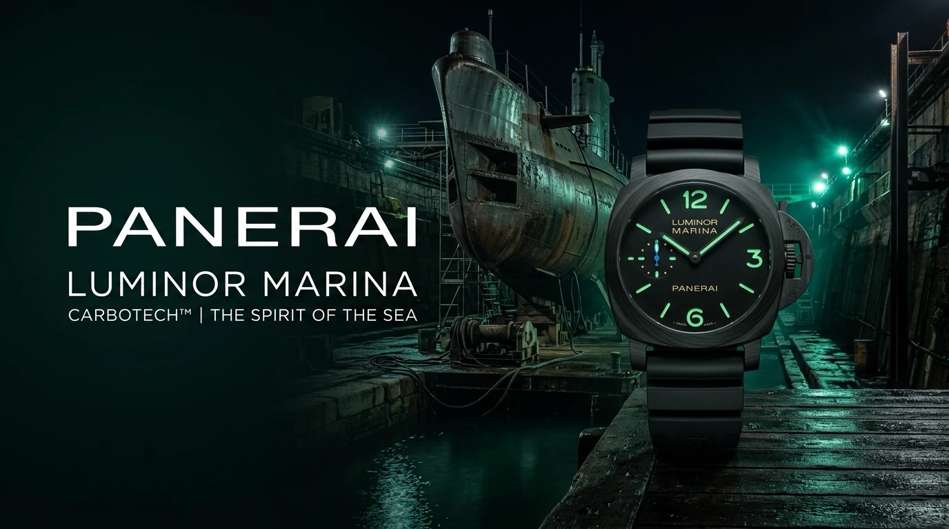 Panerai Luminor Marina Carbotech Dalgıç 1:1 Super Clone ETA Saat Panerai Luminor Marina Carbotech Dalgıç 1:1 Super Clone ETA Saat