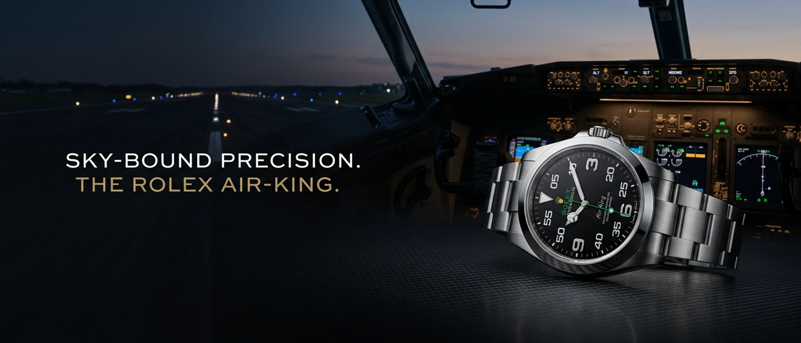Rolex Air-King 126900 Havacılık Kokpit Kadranı Yeşil İbre 1:1 Super Clone ETA Saat Rolex Air-King 126900 Havacılık Kokpit Kadranı Yeşil İbre 1:1 Super Clone ETA Saat