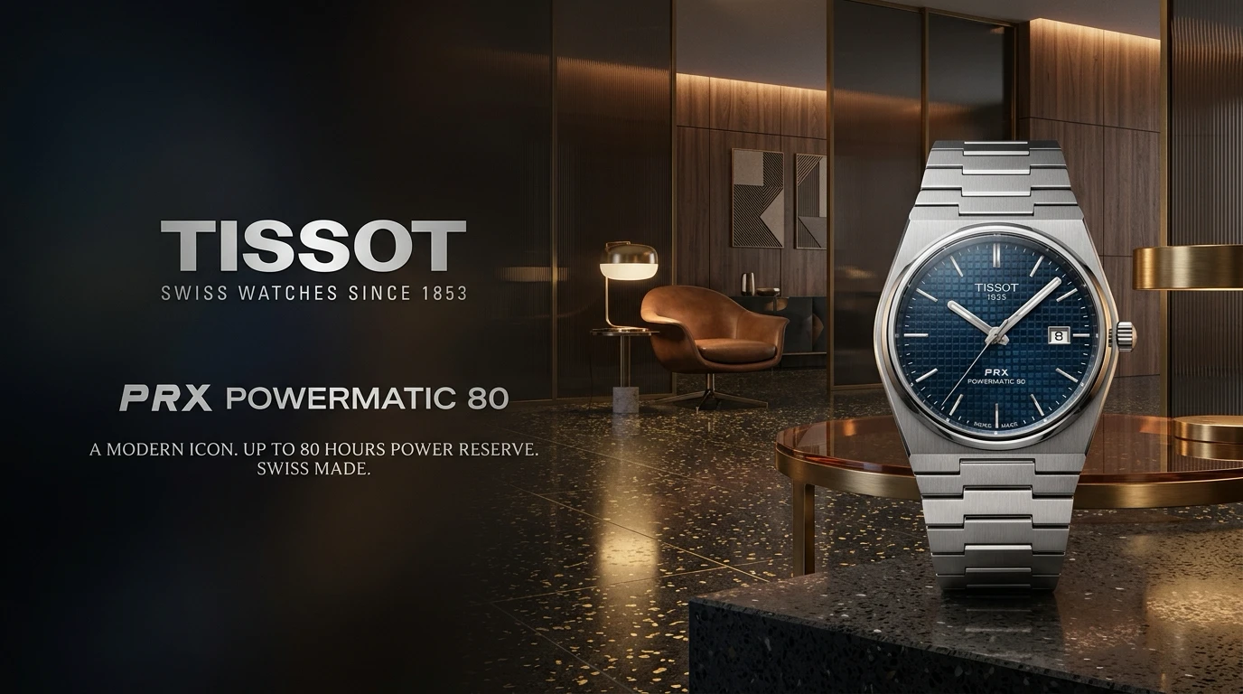 Tissot PRX Powermatic 80 Buz Mavisi Waffle Kadran 1:1 Super Clone ETA Saat Tissot PRX Powermatic 80 Buz Mavisi Waffle Kadran 1:1 Super Clone ETA Saat