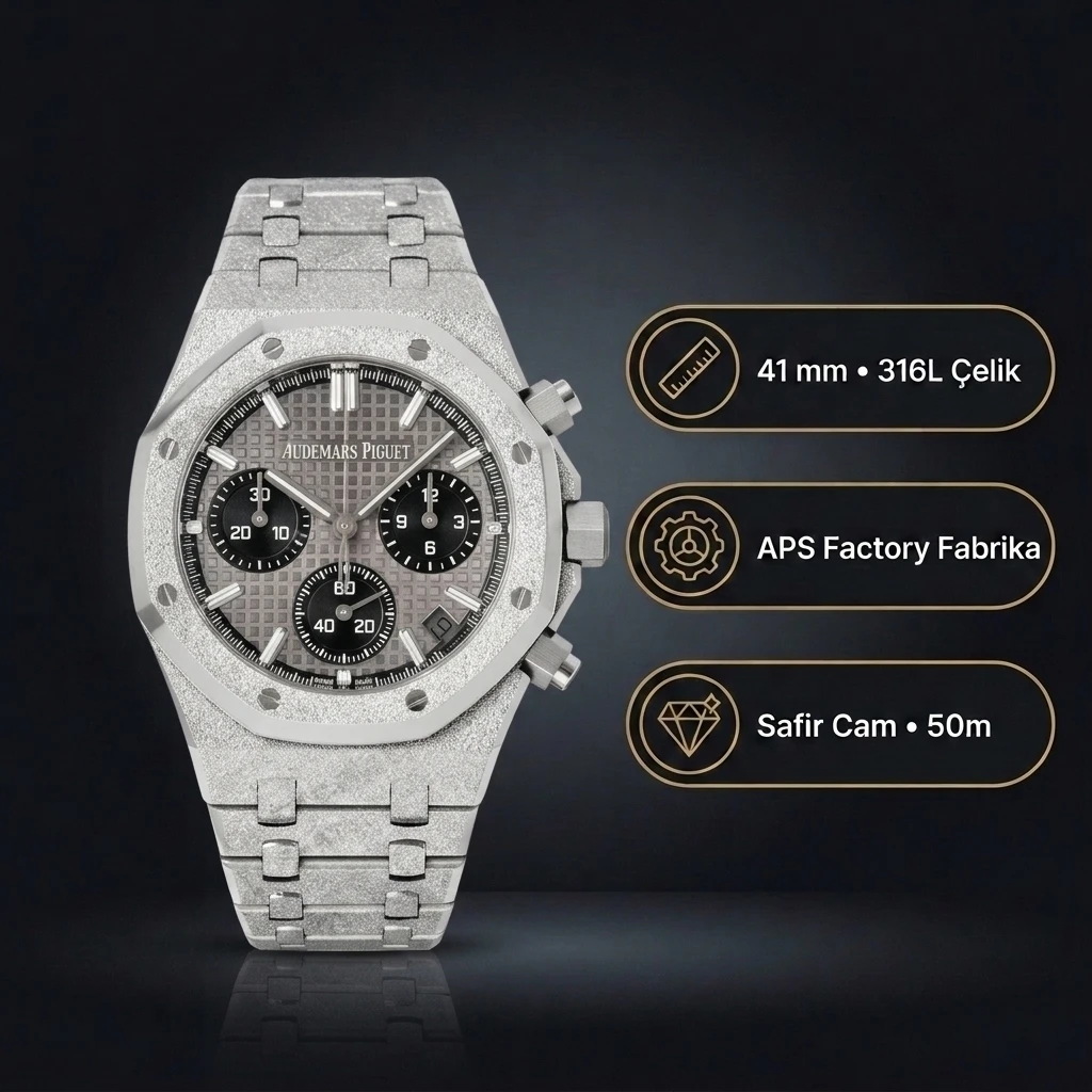 Audemars Piguet 26240BC Gri Kadranlı Super Clone ETA Saat
