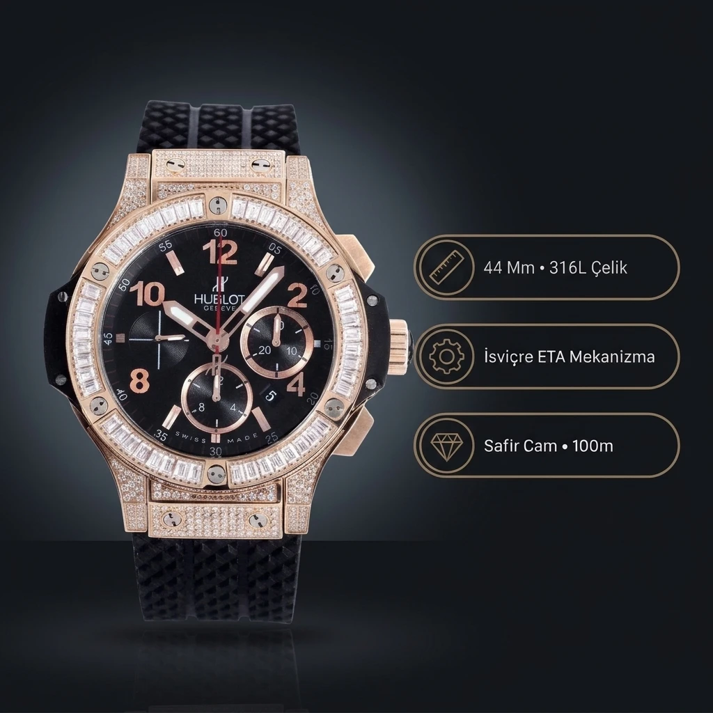 Hublot Big Bang 44 Mm Baget Chronograph Super Clone ETA Saat