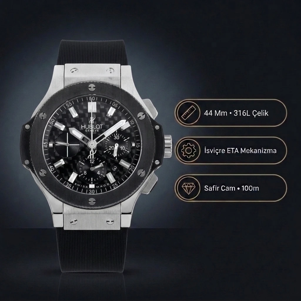 Hublot Big Bang 44 Mm Chronograph Super Clone ETA Saat