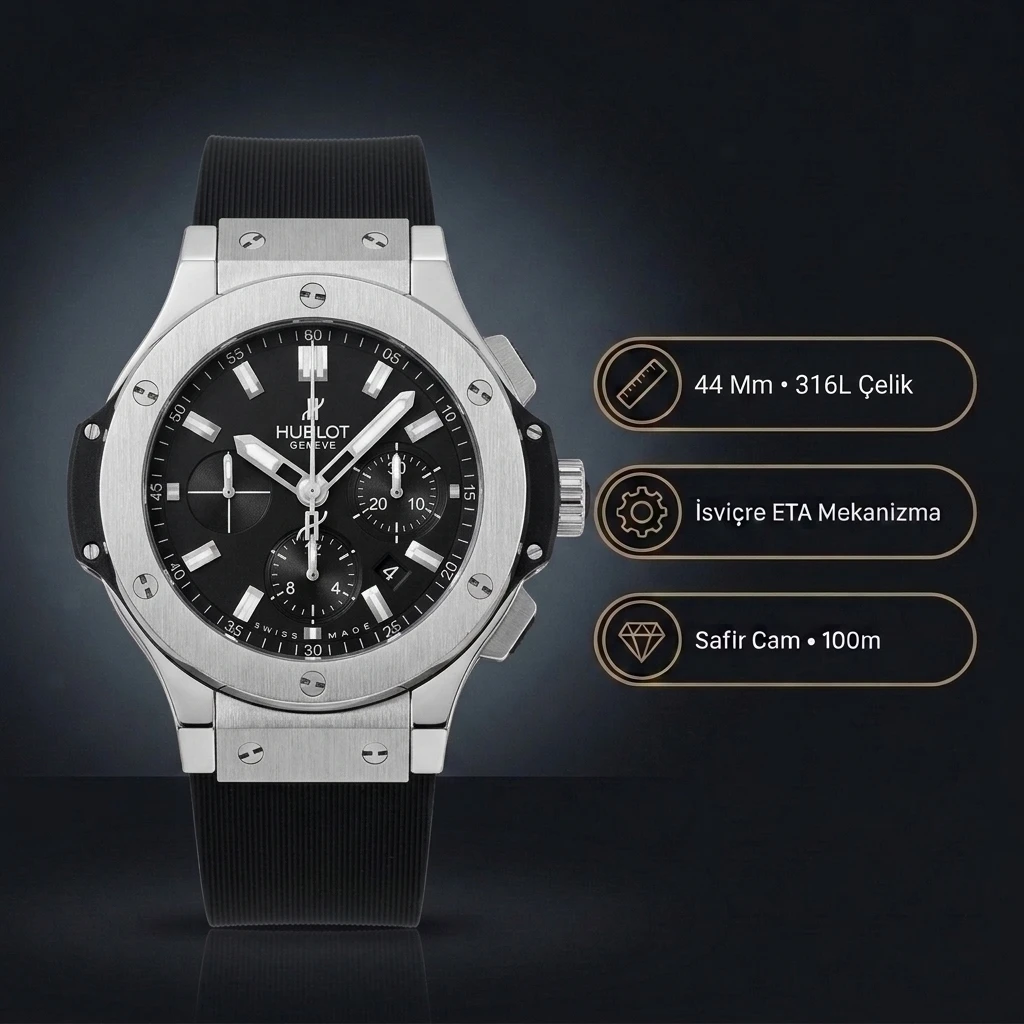 Hublot Big Bang 44 Mm Steel HUB 4100 Super Clone ETA Saat