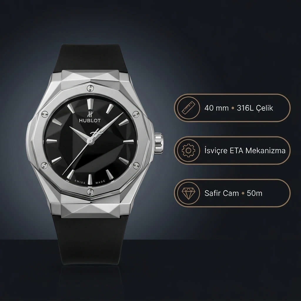 Hublot Classic Fusion Orlinski Titanium 40 Mm Super Clone ETA Saat
