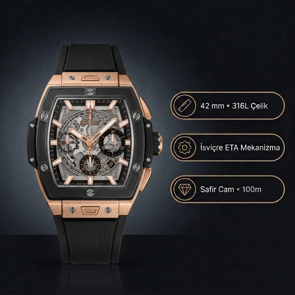 Hublot Spirit Of Big Bang Chronograph 42mm Super Clone ETA Saat