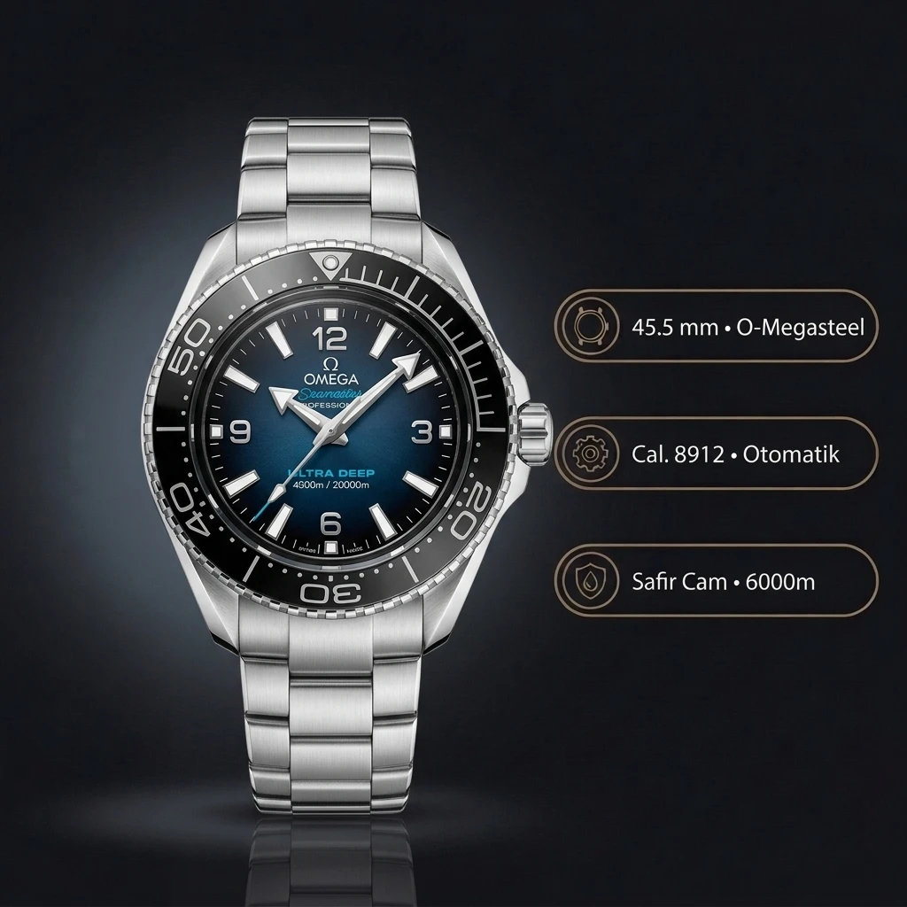 Omega 41 mm 234.30.41 Seamaster 300 Mavi Kadran Çelik Super Clone ETA Saat