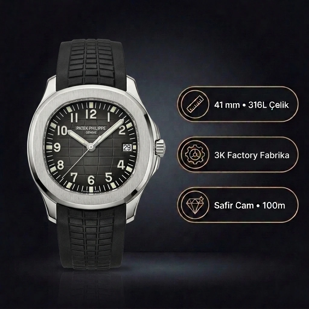 Patek Philippe Aquanaut 5167 40.8 mm 001 3k Factory Super Clone ETA Saat