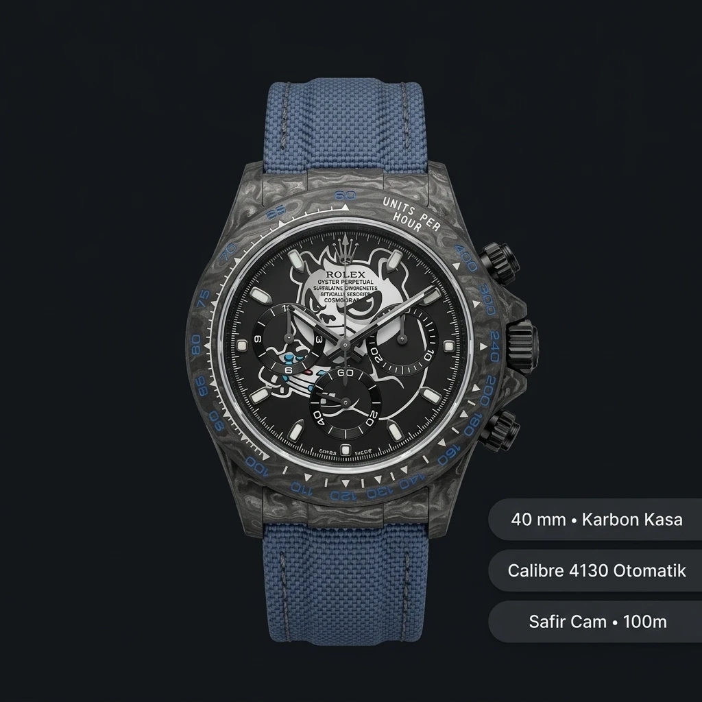 Rolex Daytona 116500LN Iskelet 4130 Cosmograph Super Clone ETA Saat