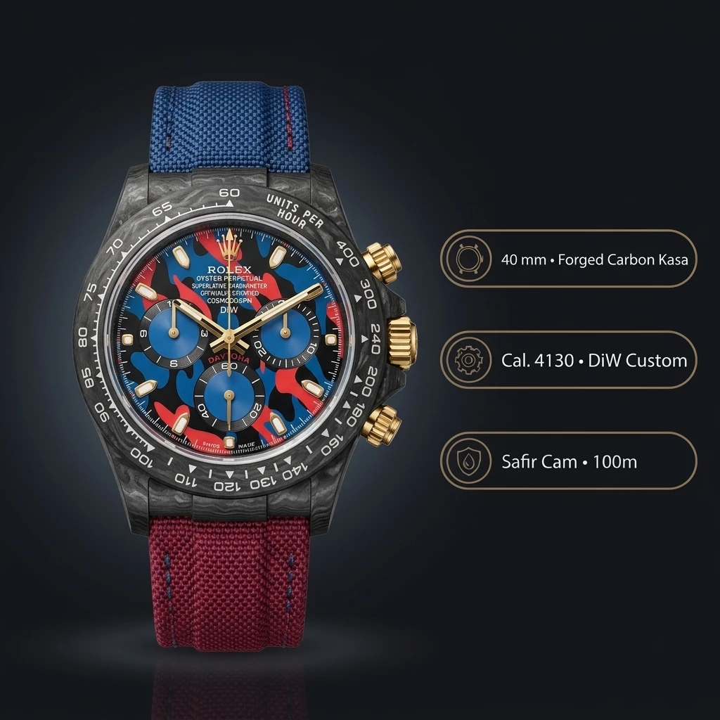 Rolex Daytona Mavi Super Clone ETA Saat