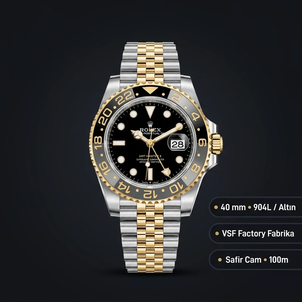 Rolex GMT-Master II 126718GRNR Zombie Vsf factory Jubilee Super Clone ETA Saat
