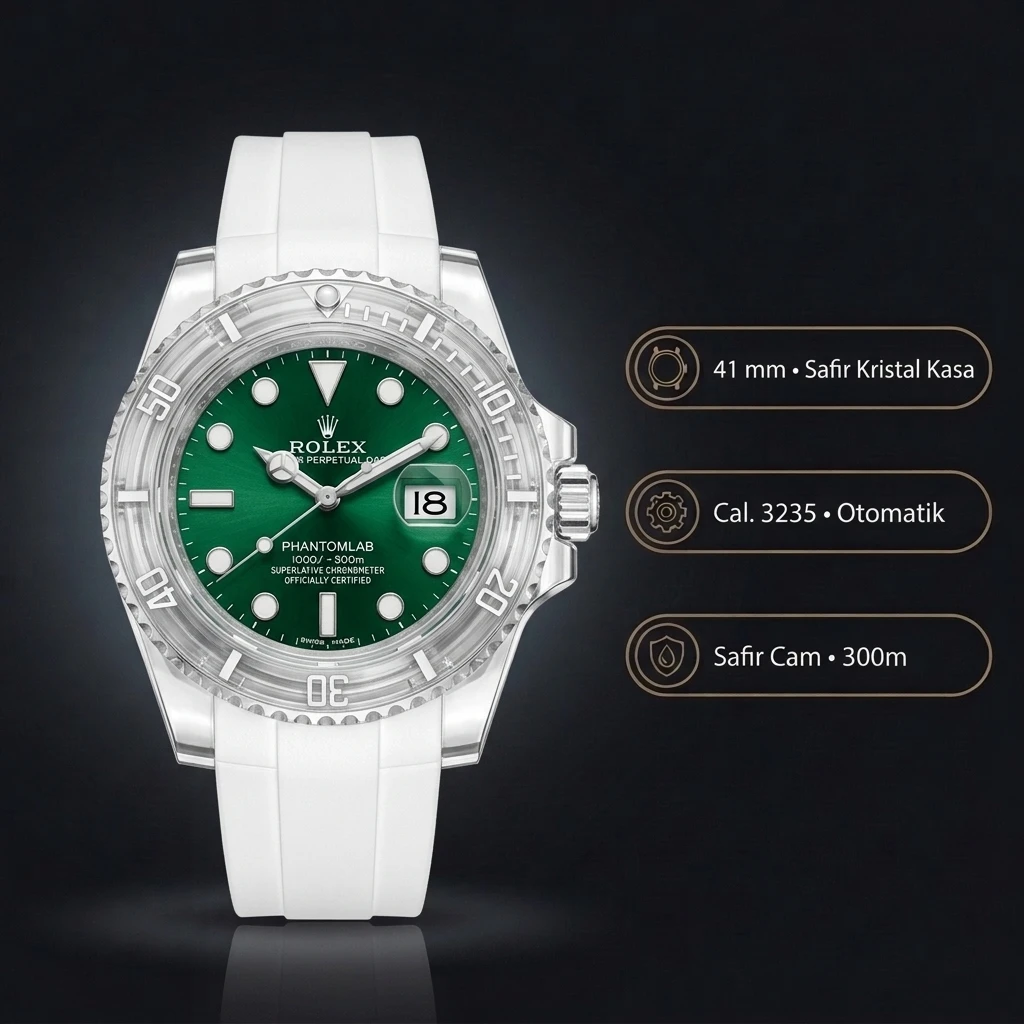 Rolex Yeşil Super Clone ETA Saat