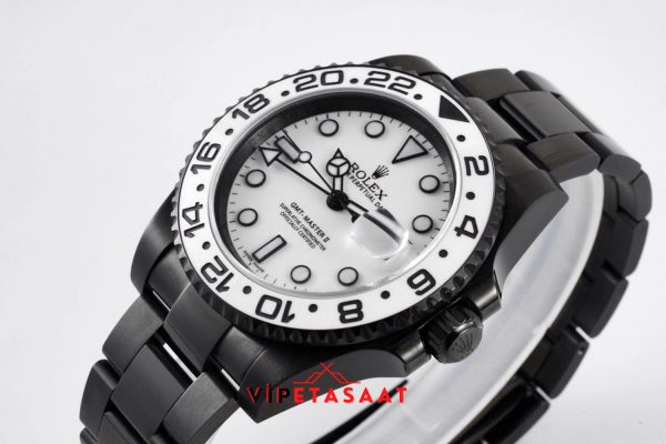 Rolex Eta Saat Beyaz Bezel GMT Master 3186