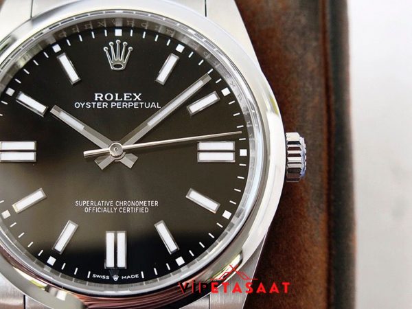 Rolex Oyster Perpetual 41mm Siyah Kadran Super Clone ETA