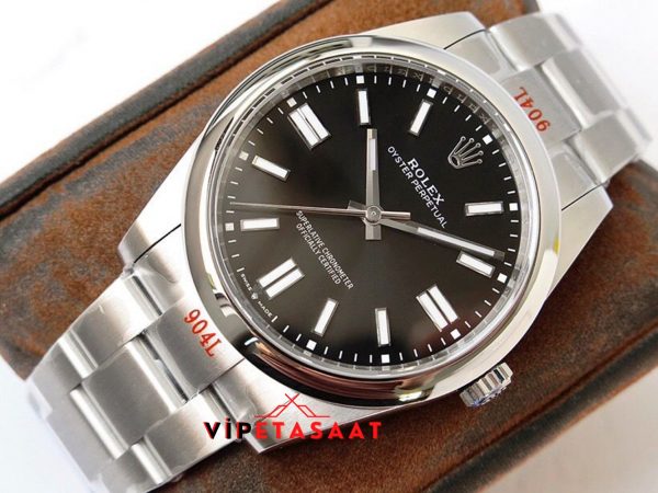 Rolex Oyster Perpetual 41mm Siyah Kadran Super Clone ETA