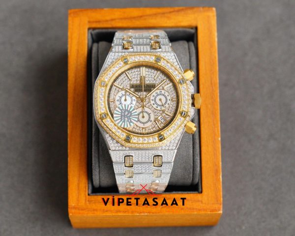 Audemars Piguet Full Taş Kadran Eta Saat Super Clone