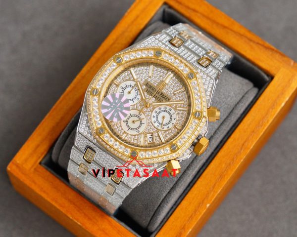 Audemars Piguet Full Taş Kadran Eta Saat Super Clone