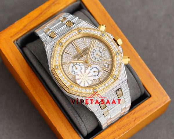 Audemars Piguet Full Taş Kadran Eta Saat Super Clone