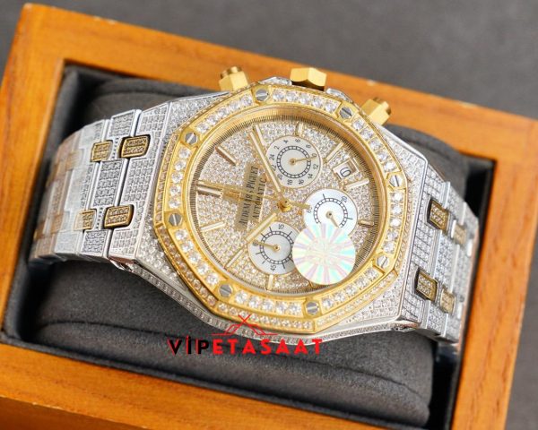 Audemars Piguet Full Taş Kadran Eta Saat Super Clone