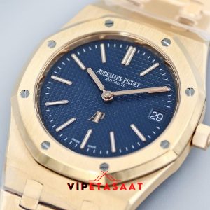 Audemars Piguet Mavi Kadran Gold Kasa Jumbo Extra Thin