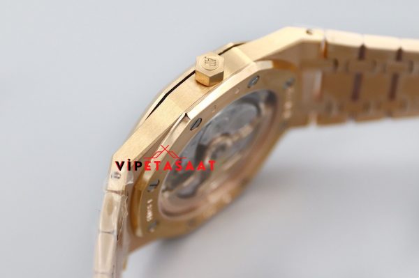 Audemars Piguet Mavi Kadran Gold Kasa Jumbo Extra Thin