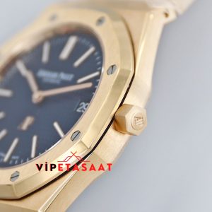 Audemars Piguet Mavi Kadran Gold Kasa Jumbo Extra Thin