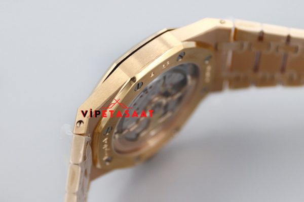 Audemars Piguet Mavi Kadran Gold Kasa Jumbo Extra Thin