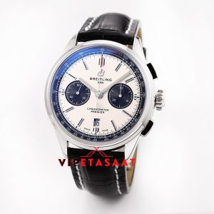 Breitling Premier Chronograph B01 Beyaz Kadran Clone ETA