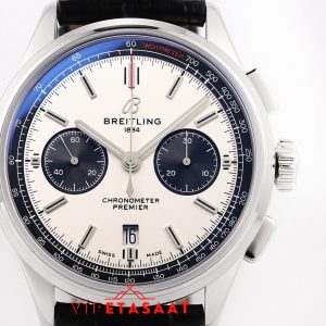 Breitling Premier Chronograph B01 Beyaz Kadran Clone ETA