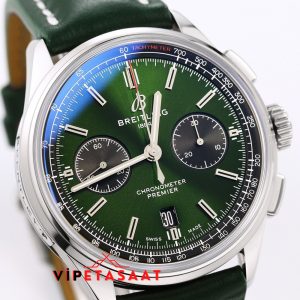 Breitling Premier Chronograph B01 Yeşil Kadran Clone ETA