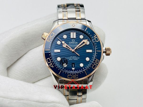 Omega Seamaster Basel Mavi Kadran 8800 Super Clone ETA