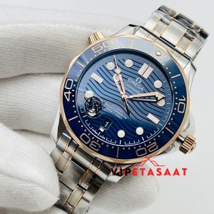 Omega Seamaster Basel Mavi Kadran 8800 Super Clone ETA