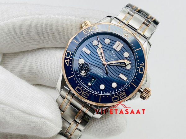 Omega Seamaster Basel Mavi Kadran 8800 Super Clone ETA