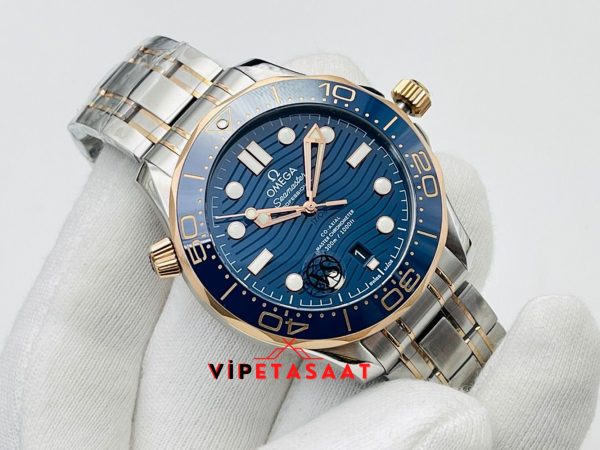 Omega Seamaster Basel Mavi Kadran 8800 Super Clone ETA