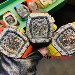 Richard Mille Taşlı Bezel Flyback RM11-03 Chronograph Super Clone