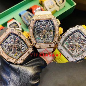 Richard Mille Taşlı Bezel Flyback RM11-03 Chronograph Super Clone