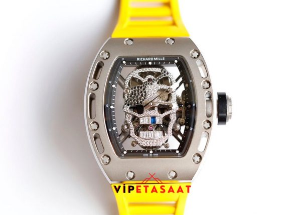 Richard Mille Titanyum Kasa RM052 Taşlı İskelet Super Clone