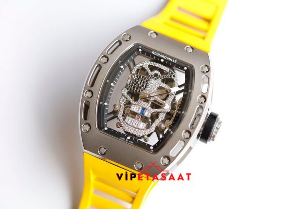 Richard Mille Titanyum Kasa RM052 Taşlı İskelet Super Clone