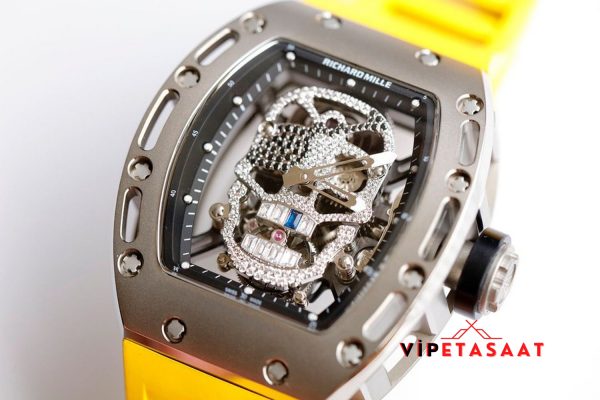 Richard Mille Titanyum Kasa RM052 Taşlı İskelet Super Clone