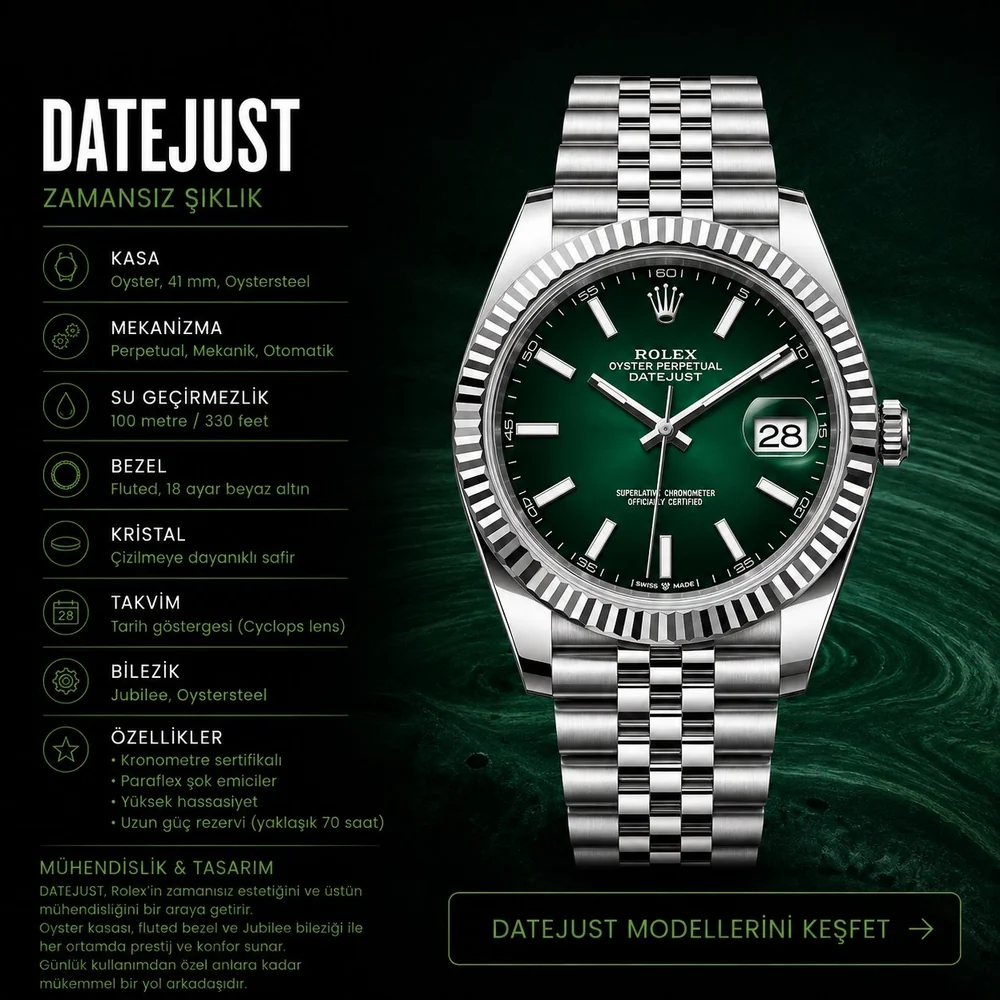 Rolex Datejust eta saat modelleri - Vipetasaat