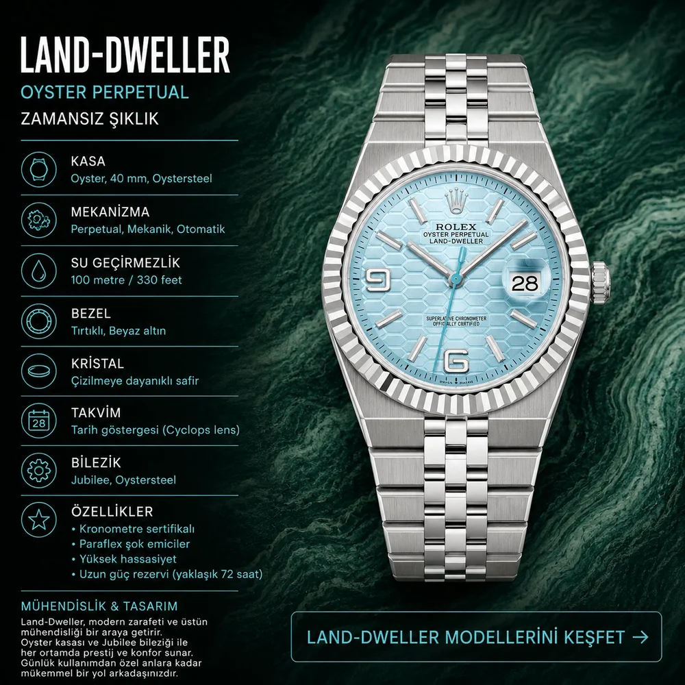 Rolex Land-Dweller eta saat modelleri - Vipetasaat