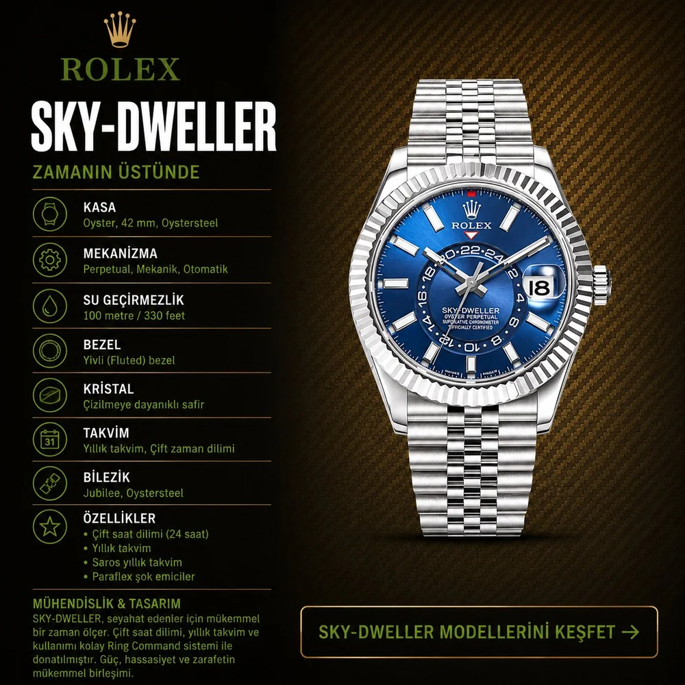 Rolex Sky-Dweller eta saat modelleri - Vipetasaat