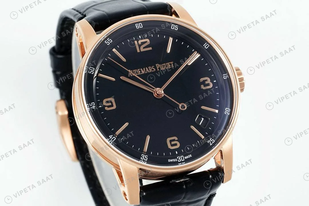 Audemars Piguet Code 11.59 Rose Kasa 15210or 41mm Aps Factory 4302 Super Clone ETA Saat detay 10