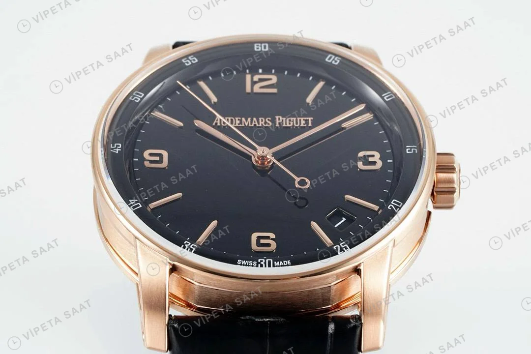Audemars Piguet Code 11.59 Rose Kasa 15210or 41mm Aps Factory 4302 Super Clone ETA Saat detay 4