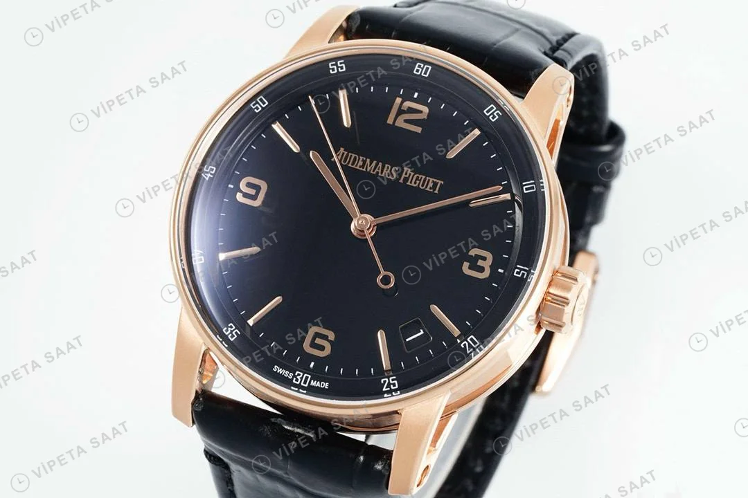 Audemars Piguet Code 11.59 Rose Kasa 15210or 41mm Aps Factory 4302 Super Clone ETA Saat detay 7