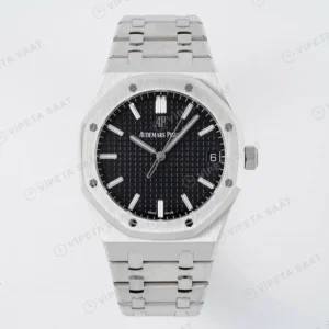 Audemars Piguet Royal Oak 15500 Siyah Eta Saat karşıdan görünüm