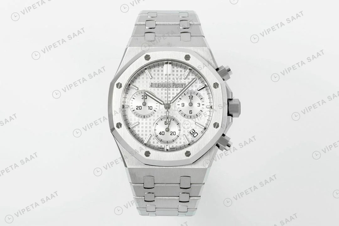 Audemars Piguet Royal Oak 26240st Damalı Kadran Aps Factory 4401 Super Clone ETA Saat detay 5